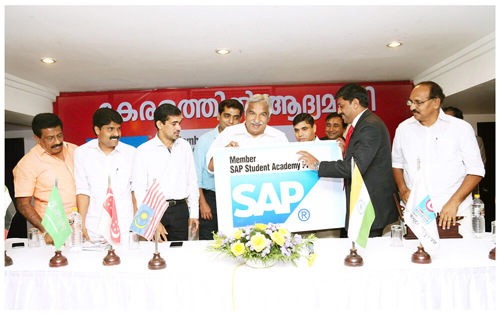 Launch of SAP by Kerala Chief Minister