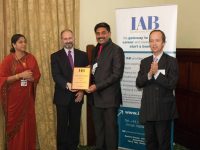 IAB Award for Best Centre in the world and international Excellency in IT awarded in the parliment of U.K